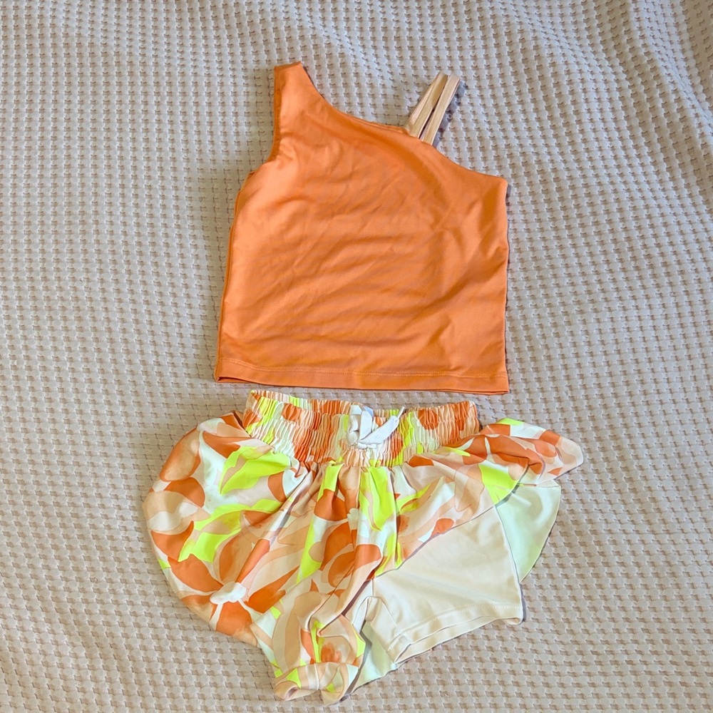 Carter's Orange and Multicolor Kids Matching Set